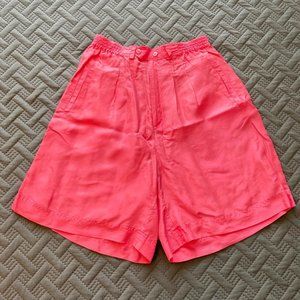 Vintage Weathervane Women's Pink Silk Shorts Size